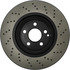 128.35078 by CENTRIC - Centric Premium OE Style Drilled Brake Rotor