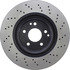 128.35086 by CENTRIC - Centric Premium OE Style Drilled Brake Rotor