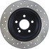 Centric 128.35087L Disc Brake Rotor Cross Drilled Rotor