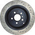 128.35092R by CENTRIC - Cross Drilled Rotor