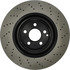 128.35095 by CENTRIC - Centric Premium OE Style Drilled Brake Rotor