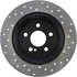 Centric 128.35098CR Disc Brake Rotor Sportstop Cryo Sport Drilled Rotor, Right