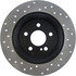 128.35098L by CENTRIC - Cross Drilled Rotor