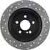 Centric 128.35098CL Disc Brake Rotor Sportstop Cryo Sport Drilled Rotor, Left