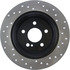 128.35098R by CENTRIC - Cross Drilled Rotor