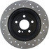 128.35098R by CENTRIC - Sport Cross Drilled Brake Rotor, Right