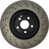 128.35099 by CENTRIC - Centric Premium OE Style Drilled Brake Rotor