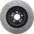 128.35126 by CENTRIC - Centric Premium OE Style Drilled Brake Rotor