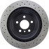 128.35127 by CENTRIC - Centric Premium OE Style Drilled Brake Rotor