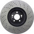 128.35154 by CENTRIC - Centric Premium OE Style Drilled Brake Rotor