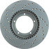 128.37001L by CENTRIC - Cross Drilled Rotor
