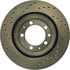 Centric 128.37023CL Disc Brake Rotor Sportstop Cryo Sport Drilled Rotor, Left