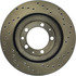 Centric 128.37023R Disc Brake Rotor Cross Drilled Rotor