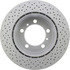 128.37047 by CENTRIC - Centric Premium OE Style Drilled Brake Rotor