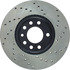 128.38016R by CENTRIC - Cross Drilled Rotor