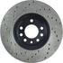 128.38017L by CENTRIC - Cross Drilled Rotor
