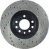 128.38017R by CENTRIC - Cross Drilled Rotor