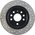 128.38018L by CENTRIC - Cross Drilled Rotor