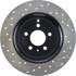 128.39020L by CENTRIC - Cross Drilled Rotor