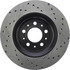 128.39023R by CENTRIC - Cross Drilled Rotor