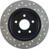 128.39039CL by CENTRIC - Sportstop Cryo Sport Drilled Rotor, Left