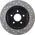 128.39039R by CENTRIC - Cross Drilled Rotor