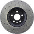 128.39042L by CENTRIC - Cross Drilled Rotor