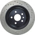 Centric 128.39047CR Disc Brake Rotor Sportstop Cryo Sport Drilled Rotor, Right