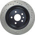 128.39047R by CENTRIC - Cross Drilled Rotor