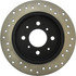 128.40017R by CENTRIC - Cross Drilled Rotor