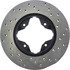 128.40022R by CENTRIC - Cross Drilled Rotor