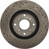 128.40034L by CENTRIC - Cross Drilled Rotor