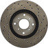 128.40034R by CENTRIC - Cross Drilled Rotor