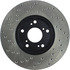 128.40036L by CENTRIC - Cross Drilled Rotor