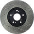 128.40036R by CENTRIC - Cross Drilled Rotor