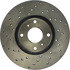 128.40037L by CENTRIC - Cross Drilled Rotor