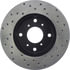 128.40039CR by CENTRIC - Sportstop Cryo Sport Drilled Rotor, Right