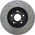 128.40046R by CENTRIC - Cross Drilled Rotor
