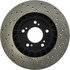 128.40048R by CENTRIC - Cross Drilled Rotor