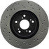 128.40057R by CENTRIC - Cross Drilled Rotor