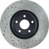 128.39037CR by CENTRIC - Sportstop Cryo Sport Drilled Rotor, Right