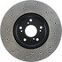 128.40062L by CENTRIC - Cross Drilled Rotor