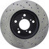 128.40064R by CENTRIC - Cross Drilled Rotor