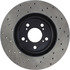 Centric 128.40066L Disc Brake Rotor Cross Drilled Rotor