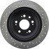 128.40067R by CENTRIC - Cross Drilled Rotor