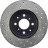 128.40085R by CENTRIC - Sport Cross Drilled Brake Rotor, Right