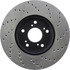 128.40086R by CENTRIC - Cross Drilled Rotor
