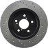 128.40092CR by CENTRIC - Sportstop Cryo Sport Drilled Rotor, Right