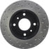 Centric 128.42041CR Disc Brake Rotor Sportstop Cryo Sport Drilled Rotor, Right