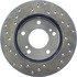 128.42057L by CENTRIC - Cross Drilled Rotor